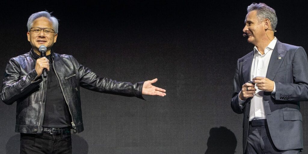 Jensen Huang called a California chipmaker the ‘next trillion-dollar company,’ and its shares spiked 20% Jensen Huang called a California chipmaker the ‘next trillion-dollar company,’ and its shares spiked 20%