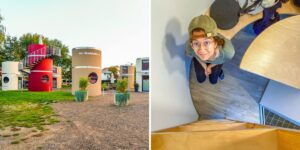 I spent 2 nights in a 2-story, 100-square-foot tiny home in Germany. It was much smaller than any I’ve seen in the US.