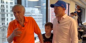 Three Generations of Knicks Fans Celebrate at Parade Three Generations of Knicks Fans Celebrate at Parade