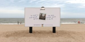 Polaroid tells people to jump in some water ‘before the data centers drink it all up’