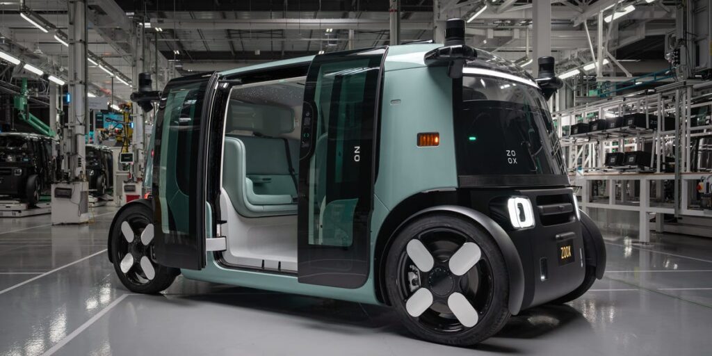 Zoox to ramp up production of up to 100 newly upgraded robotaxis a week