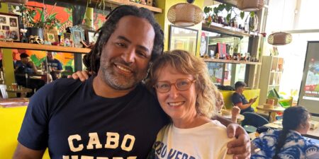 I taught English in Cape Verde 35 years ago. Connecting with a former student at a World Cup watch party was magical.