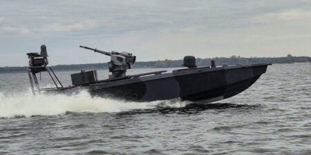 A Ukrainian naval drone blew up in a NATO port after Russian electronic warfare pushed it off course