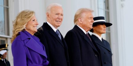 Jill Biden says Melania Trump ‘kept trying to switch the topic to the weather’ during their ‘frosty’ Inauguration Day car ride