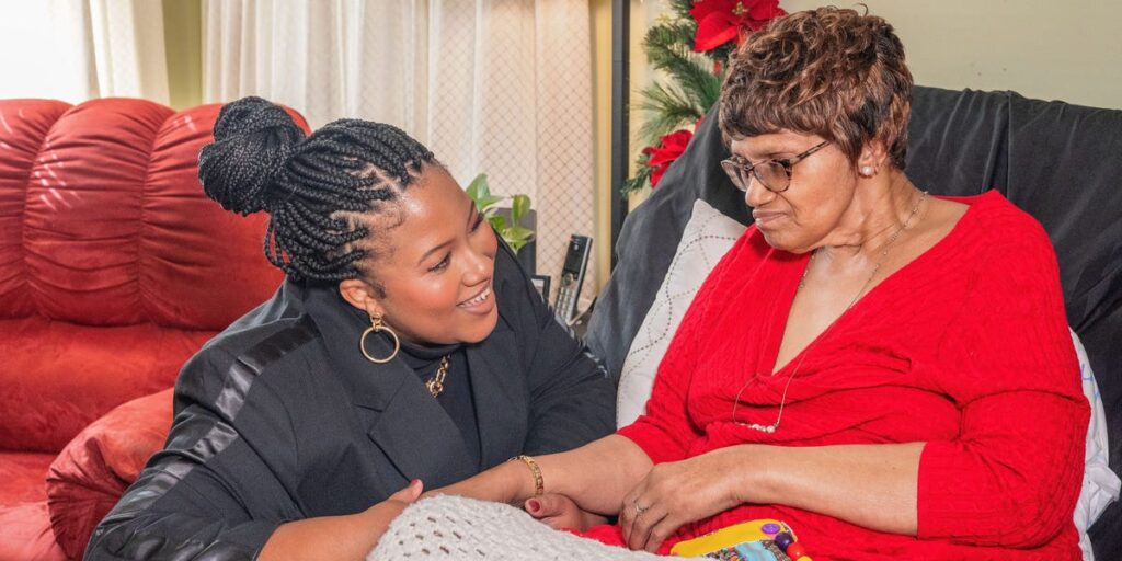 My mom was diagnosed with Alzheimer’s at 65. Her care would have cost ,000 a month, so I quit and became her caregiver. My mom was diagnosed with Alzheimer’s at 65. Her care would have cost ,000 a month, so I quit and became her caregiver.