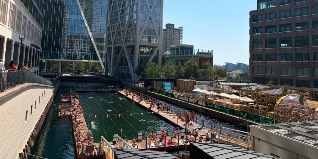 Sun, suits, and Speedos: I asked workers in London’s financial district how they’re beating Europe’s punishing heat wave