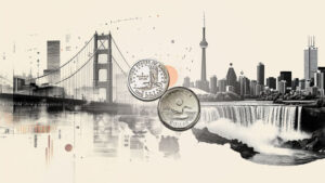 Canadian Dollar edges higher vs softer USD; upside remains limited