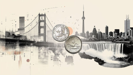 Canadian Dollar edges higher vs softer USD; upside remains limited