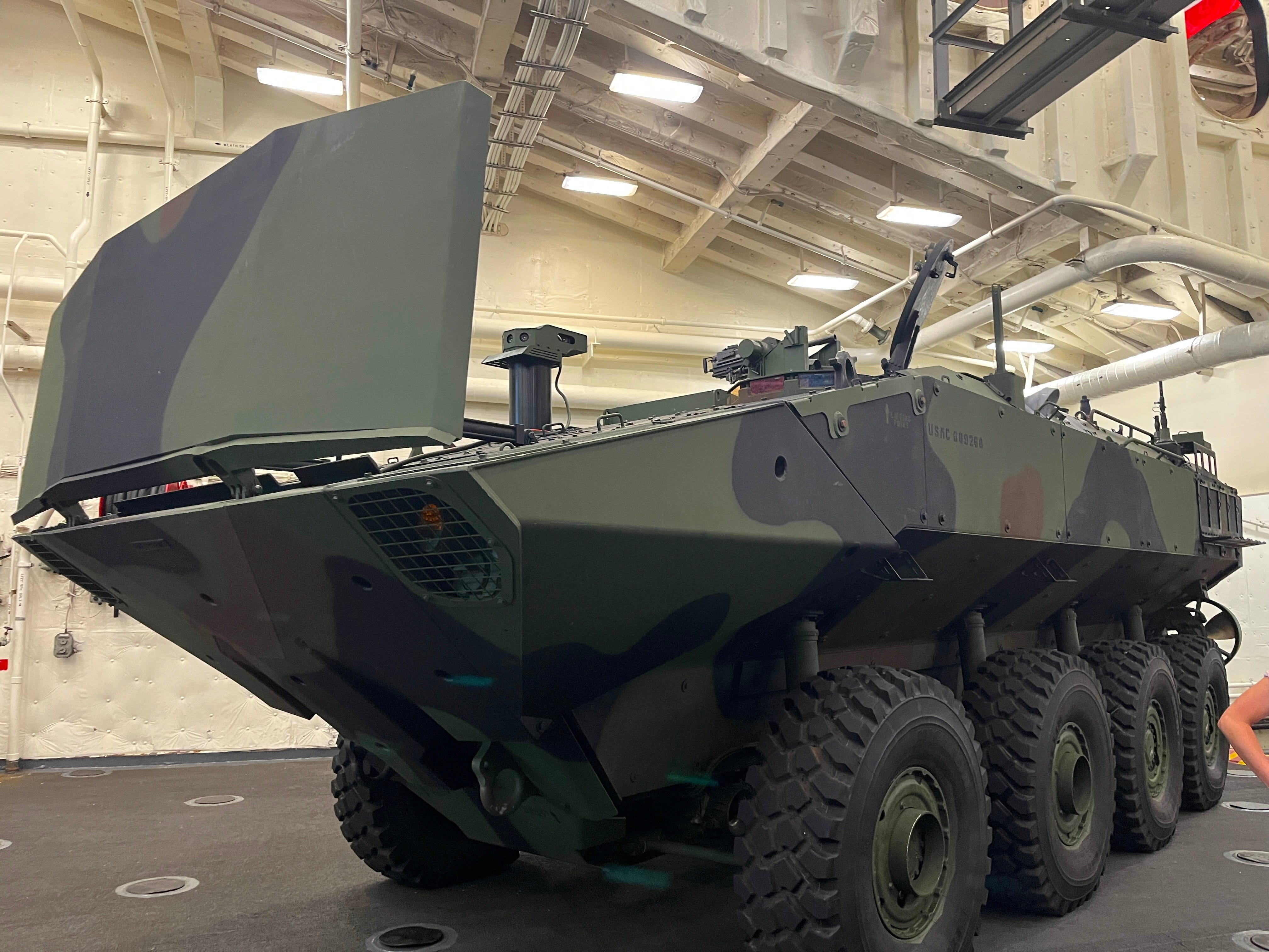 An Amphibious Combat Vehicle, or ACV.