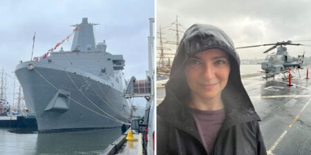 I toured the USS Arlington, an active US Navy warship. Here are the photos I was allowed to take.