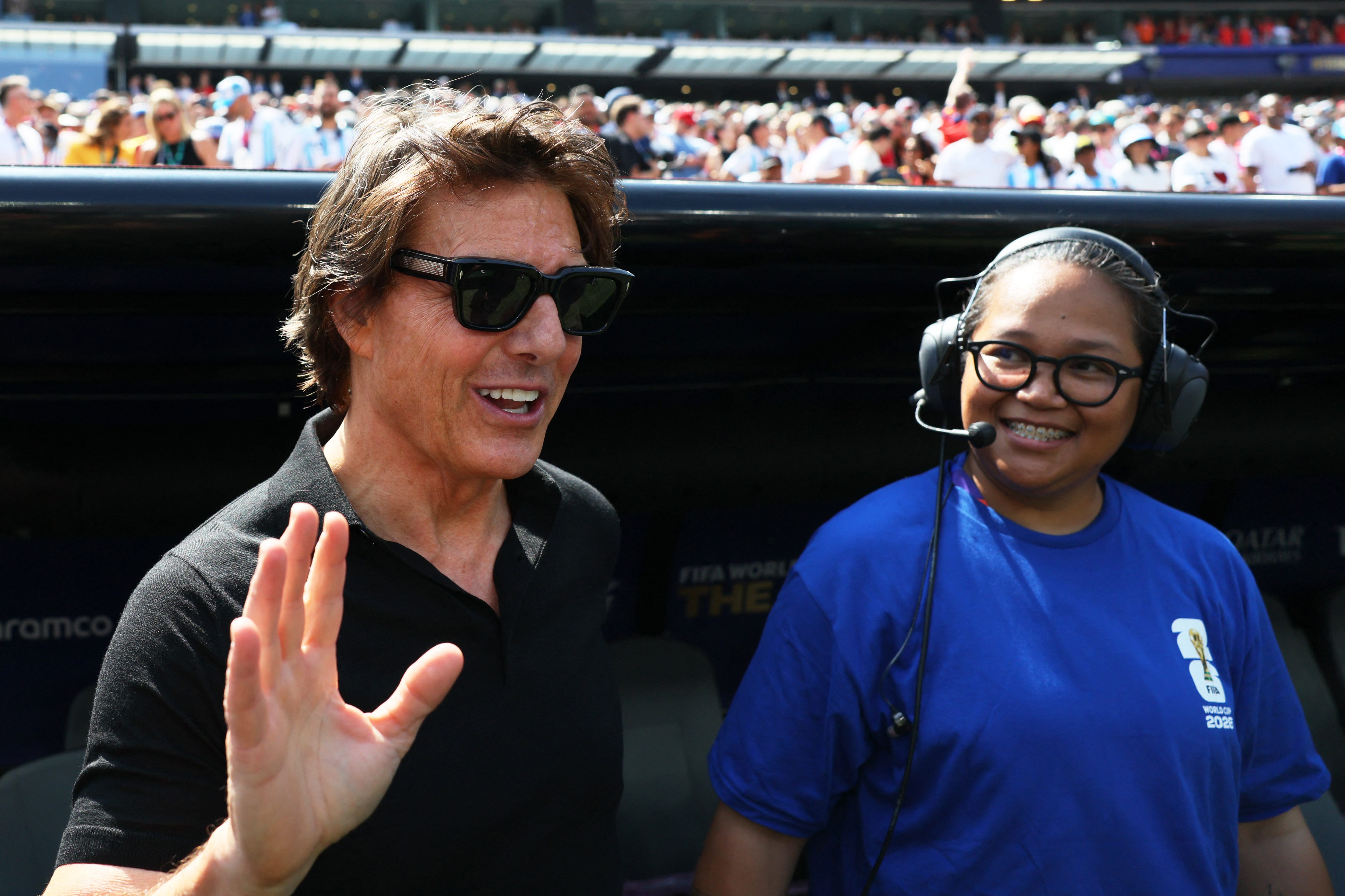 Tom Cruise at the 2026 FIFA World Cup Final.