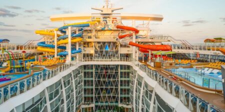 Step aboard Royal Caribbean’s Wonder of the Seas, a mega cruise ship that has 8 ‘neighborhoods’ spread across 18 decks