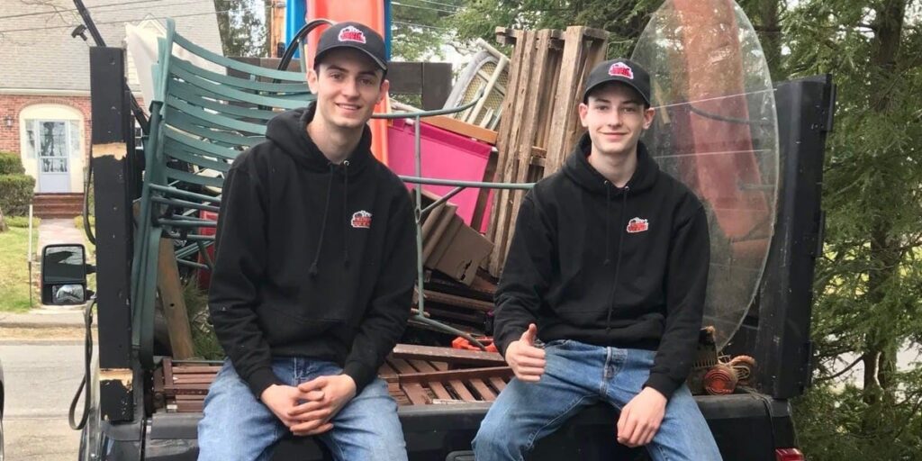 2 brothers started a junk-removal side hustle as teens with a ,000 truck. Last year, they brought in about  million.