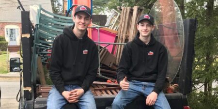 2 brothers started a junk-removal side hustle as teens with a ,000 truck. Last year, they brought in about  million.