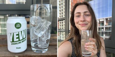 Pickle-flavored sparkling water is here. Here’s my verdict as a lifelong pickle fan. Pickle-flavored sparkling water is here. Here’s my verdict as a lifelong pickle fan.
