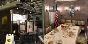 Before Air Force One, US presidents traveled aboard a luxury train car. See inside the ‘White House on wheels.’