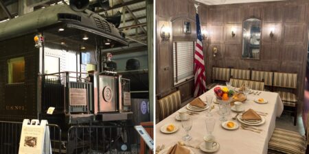Before Air Force One, US presidents traveled aboard a luxury train car. See inside the ‘White House on wheels.’