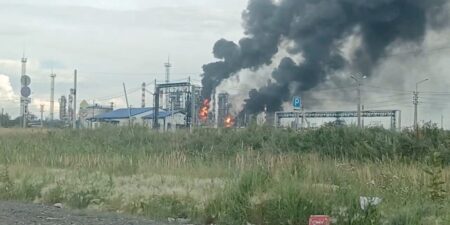 Ukrainian drones flew all the way to Siberia to strike Russia’s largest oil refinery Ukrainian drones flew all the way to Siberia to strike Russia’s largest oil refinery