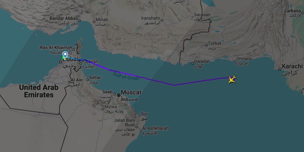 A Boeing 737 plane has disappeared off the coast of Pakistan