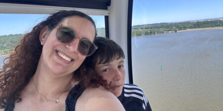 I love taking staycations with my kids. I always book a hotel with a pool, and typical rules go out the window.