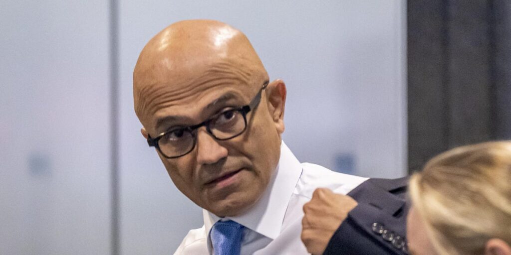 Microsoft’s Satya Nadella takes a veiled swipe at Anthropic and other AI model makers Microsoft’s Satya Nadella takes a veiled swipe at Anthropic and other AI model makers