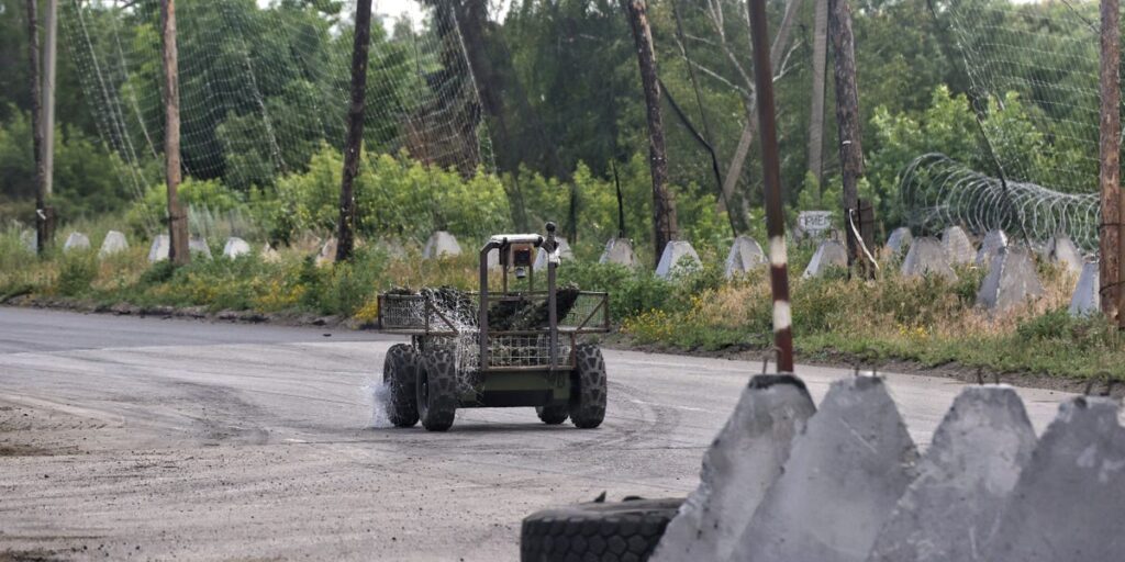 Ukraine’s war robot usage jumped 122% in 6 months as the frontline ‘kill zone’ for human troops grows Ukraine’s war robot usage jumped 122% in 6 months as the frontline ‘kill zone’ for human troops grows