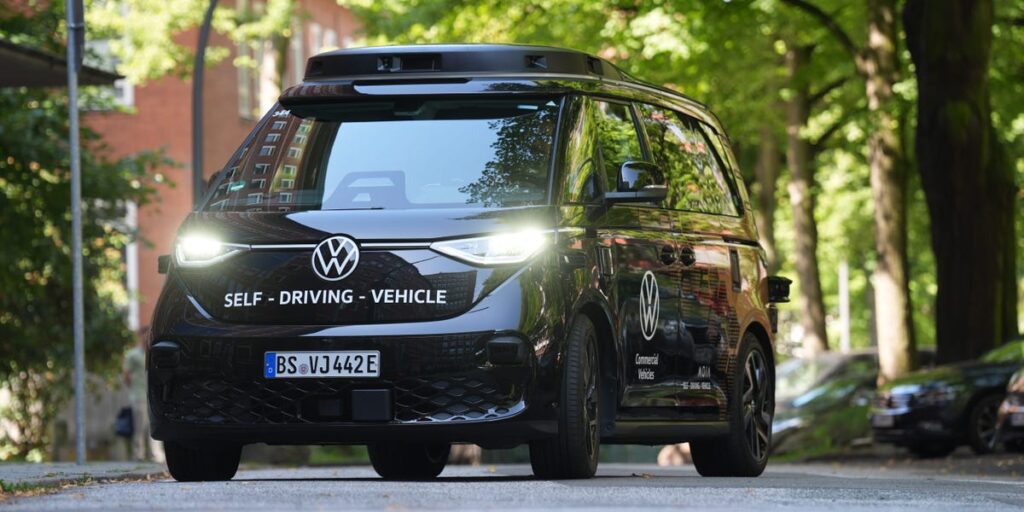 Volkswagen enters the robotaxi race with its first passenger service launch in Germany Volkswagen enters the robotaxi race with its first passenger service launch in Germany