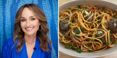 I tried Giada De Laurentiis’ 30-minute pasta dish. My family couldn’t get enough of the meatballs stuffed with cheese.