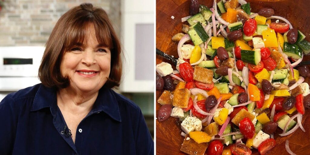 Ina Garten’s Greek panzanella salad will transport you to Greece, no passport required