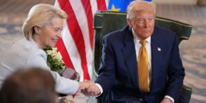 Trump threatens the EU with fresh tariffs over its regulatory clash with Silicon Valley Trump threatens the EU with fresh tariffs over its regulatory clash with Silicon Valley