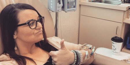 A 33-year-old nurse thought her bleeding was caused by hemorrhoids. She was diagnosed with stage 3 colon cancer. A 33-year-old nurse thought her bleeding was caused by hemorrhoids. She was diagnosed with stage 3 colon cancer.