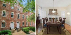 A Washington, DC, rowhouse built during George Washington’s presidency is on sale for .15 million. Look inside.