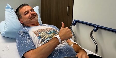 An active 45-year-old man couldn’t sit or use the bathroom without pain. He was diagnosed with stage 3 colon cancer. An active 45-year-old man couldn’t sit or use the bathroom without pain. He was diagnosed with stage 3 colon cancer.