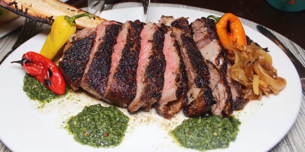 I ate at Pat Lafrieda’s Chop House at Citi Field. It was expensive, but a far cry from the typical baseball-game hot dog. I ate at Pat Lafrieda’s Chop House at Citi Field. It was expensive, but a far cry from the typical baseball-game hot dog.