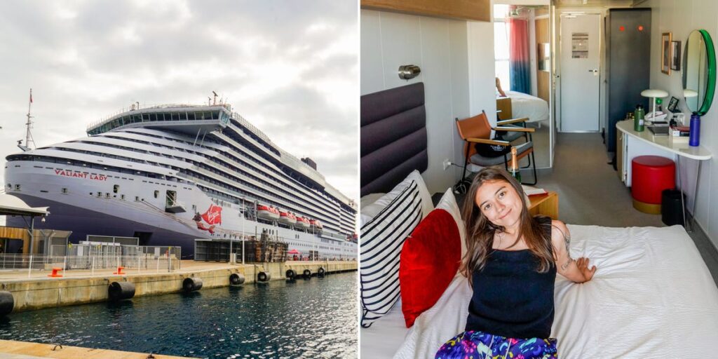 I booked a ,910 balcony cabin on an adults-only cruise. The 225-square-foot cabin felt large and luxurious.