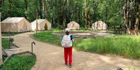I was nervous to camp alone with my 9-year-old son, so we tried glamping. It was the perfect adventure with less stress. I was nervous to camp alone with my 9-year-old son, so we tried glamping. It was the perfect adventure with less stress.