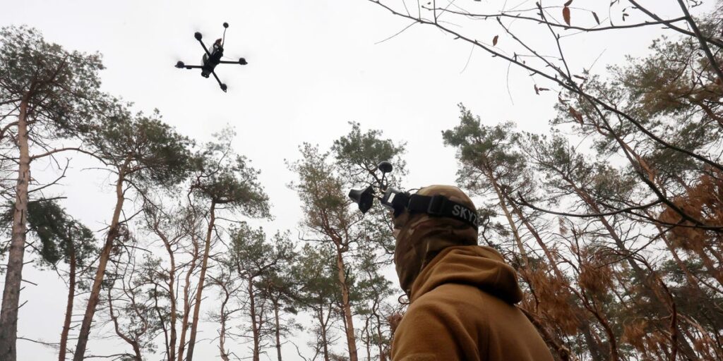 Russia said Ukrainians used balloons, trailers, and drones to sneak AI attack quadcopters deep into its country