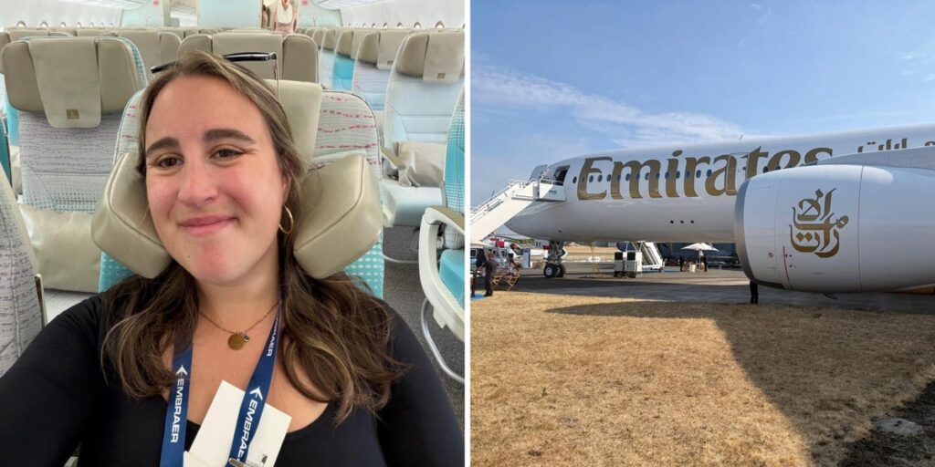 Say goodbye to neck pillows. We tried out Emirates’ new headrest, and it’s a game changer. Say goodbye to neck pillows. We tried out Emirates’ new headrest, and it’s a game changer.