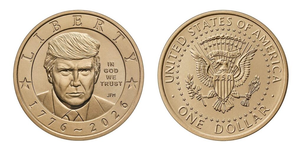 The US Mint says it’s making a  coin with Trump’s face on it