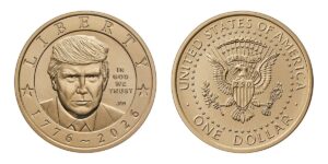 The US Mint says it’s making a  coin with Trump’s face on it