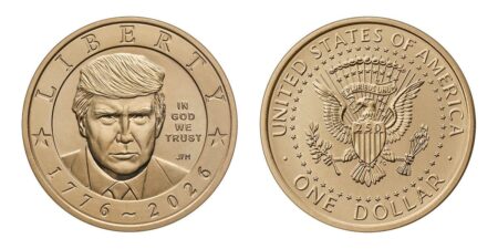 The US Mint says it’s making a  coin with Trump’s face on it