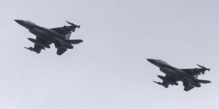 Top US general says Ukraine’s F-16s recently shot down their first Russian fighter jet, showing how far its air defense has come