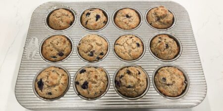 I made Ina Garten’s blueberry muffins. The simple recipe was a hit with the whole family. I made Ina Garten’s blueberry muffins. The simple recipe was a hit with the whole family.