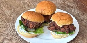 I made Ina Garten’s fried-chicken sandwiches. They were fantastic — and the air fryer made the leftovers a hit, too.