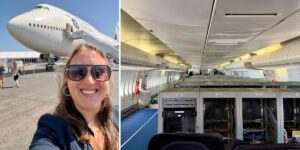 We toured a specially modified Boeing 747 used as a ‘flying laboratory’ to test new jet engines. See inside. We toured a specially modified Boeing 747 used as a ‘flying laboratory’ to test new jet engines. See inside.