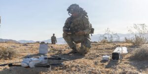 Out in the desert, US soldiers have been working out what it takes to keep their drones moving in punishing conditions