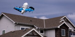 Amazon drone makes a splash after dropping a package in a Texas woman’s pool: ‘We’re living in the Jetsons era’