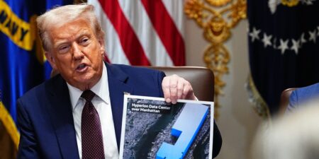 Trump says data centers are a ‘golden goose’ and communities will end up ‘poor’ without them