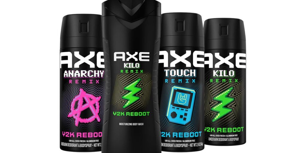 Axe is betting Gen Z is ready for a whiff of Y2K