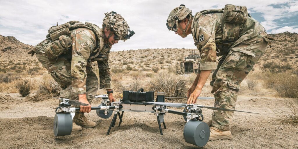 British soldiers are figuring out where flying drones and ground robots fall short
